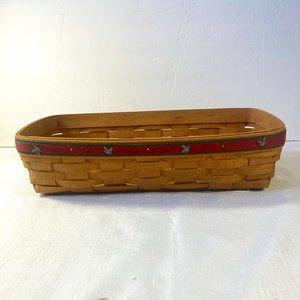 EUC Longaberger Holiday Bread Basket 2006